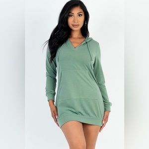 (Everything must go) French Terry hoodie dress